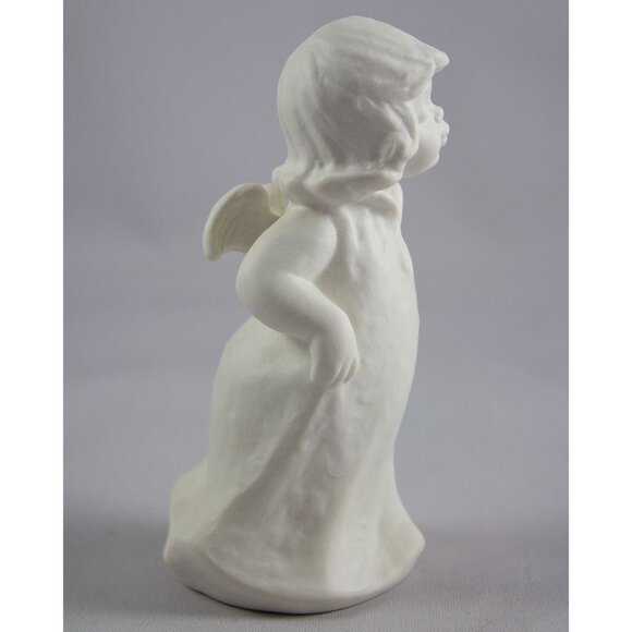 Vintage 1971 Goebel W Germany White Porcelain Kissing Angel Figurine HE51B - Picture 4 of 6